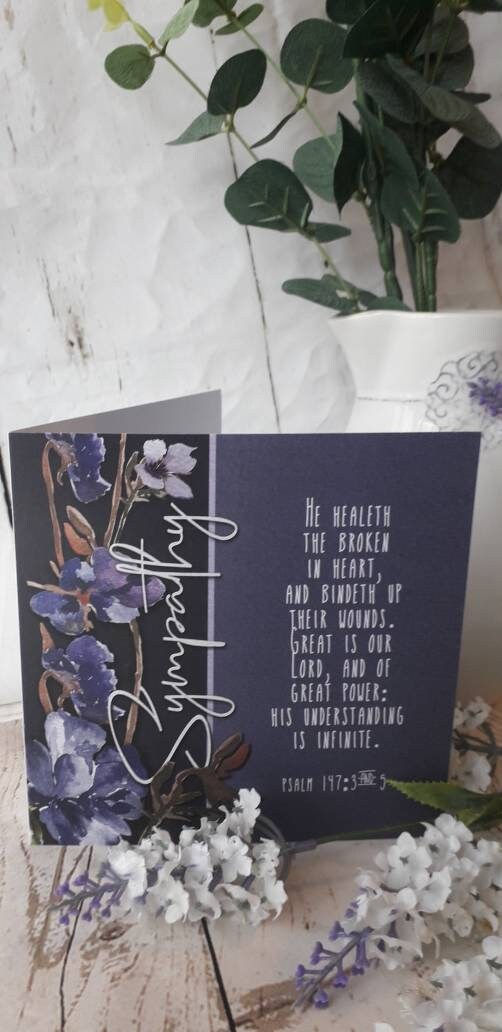 PACK OF 4 Christian Bible Verse SYMPATHY Cards pack of 4 Kjv Etsy UK