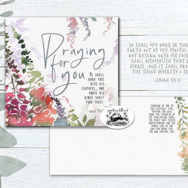 Bible Verses Get Well Card - Etsy