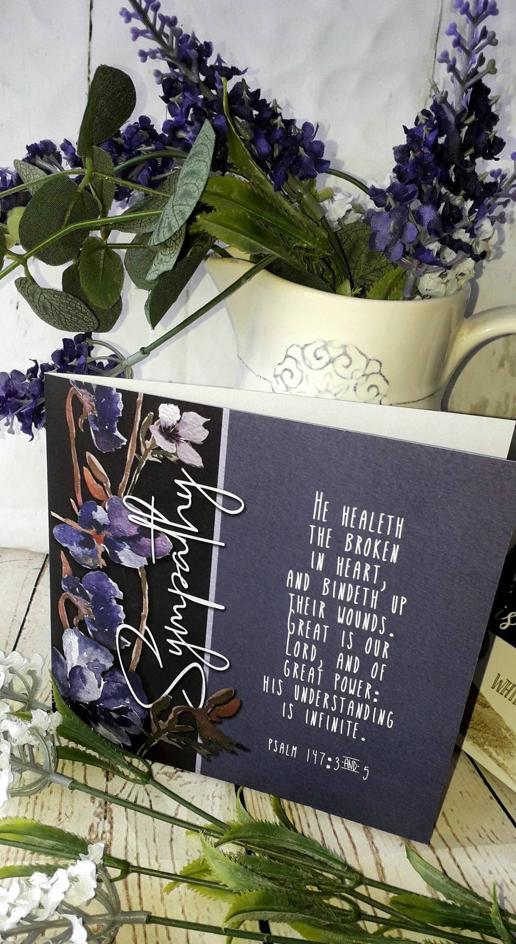 PACK OF 4 Christian Bible Verse SYMPATHY Cards pack of 4 Kjv Etsy UK