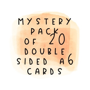 PACK MYSTÈRE offre spéciale 20 cartes d'illustrations de versets bibliques A6 recto-verso. Écriture sainte LSG QUELQUE CHOSE Différentes cartes