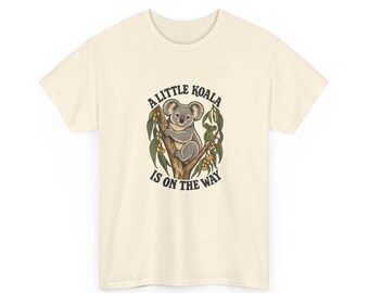 Little Koala Pregnancy Announcement Shirt, Australian Baby Reveal T-Shirt, Mum to Be Gift