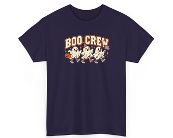Boo Crew Shirt, Matching Adult Halloween T-Shirt, Cute Ghost Group Party Gift