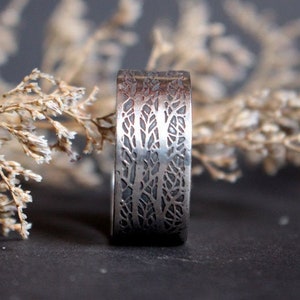 branch tree ring - wood - forest - branches band - nature - country wedding - botanical - men - green wedding - THE SONG of the WOODS