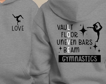 Gymnastics Youth Hoodie: Cozy Cotton-Blend Sweatshirt
