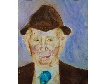 El Caballero — Retrato original impreso.