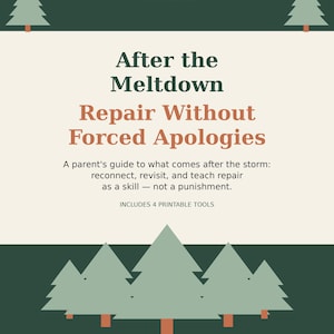 After Meltdown Repair Guide: Reconnect Without Forced Apologies (PDF)
