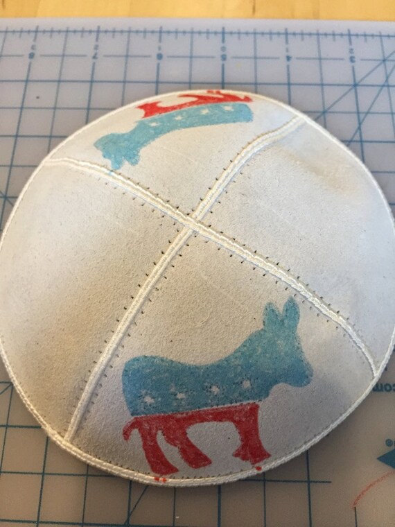 Demokraten Esel Kippa Kippa Etsy
