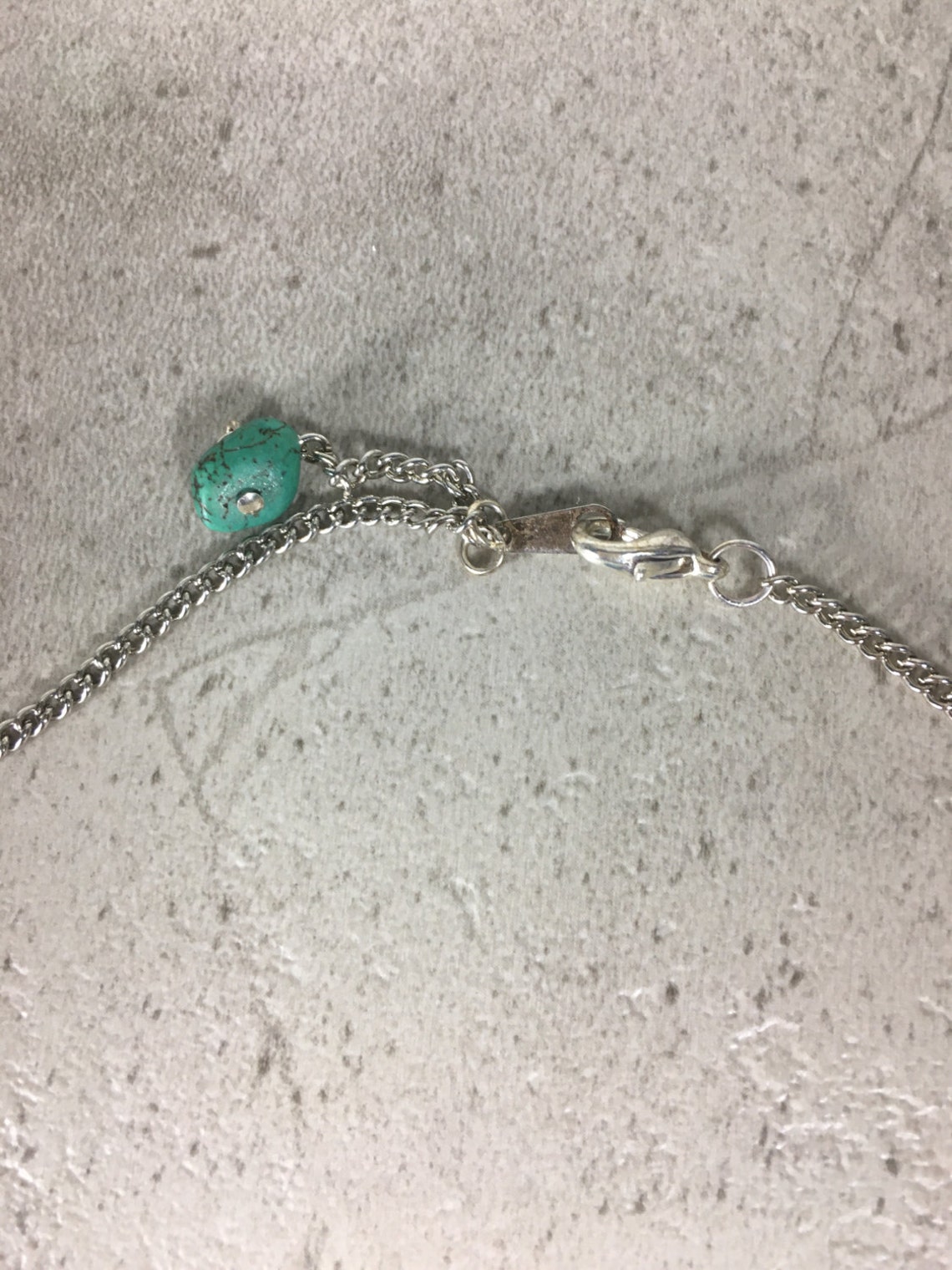 Mixed media chain necklace long chain necklace boho Etsy