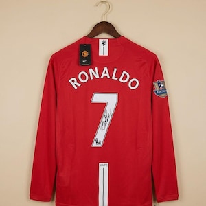 Cristiano Ronaldo Jersey Manchester United Long Sleeve - Etsy