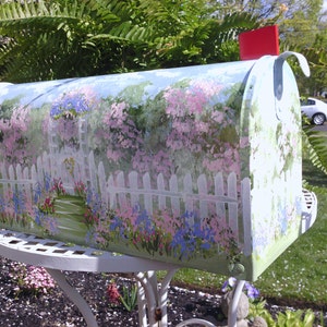 Hand Painted Rural Garden Mailbox - Etsy