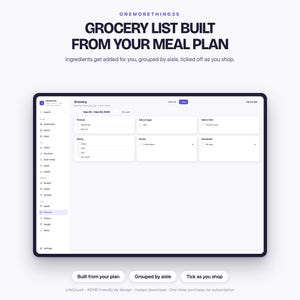 LifeCouch — grocery