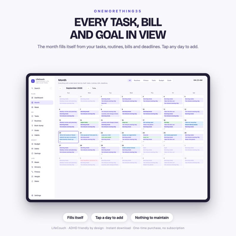 LifeCouch — month