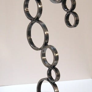 Image showcasing Original Handmade Metal Sculpture, Industrial, Handmade Welded Art ...
