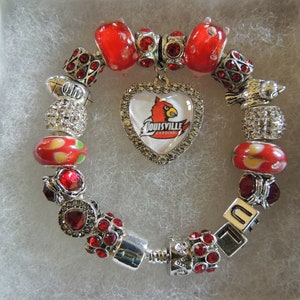 louisville cardinal pandora bracelet