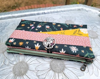 Cottage Core Womens Wallet, Floral Womens Wallet, Gift for Her, Coin Purse, Wallet Purse, Wallet Clutch, Clutch Purse, Birthday Gift, Boho