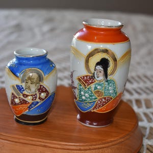 Japanese Vase With Samurai - Etsy