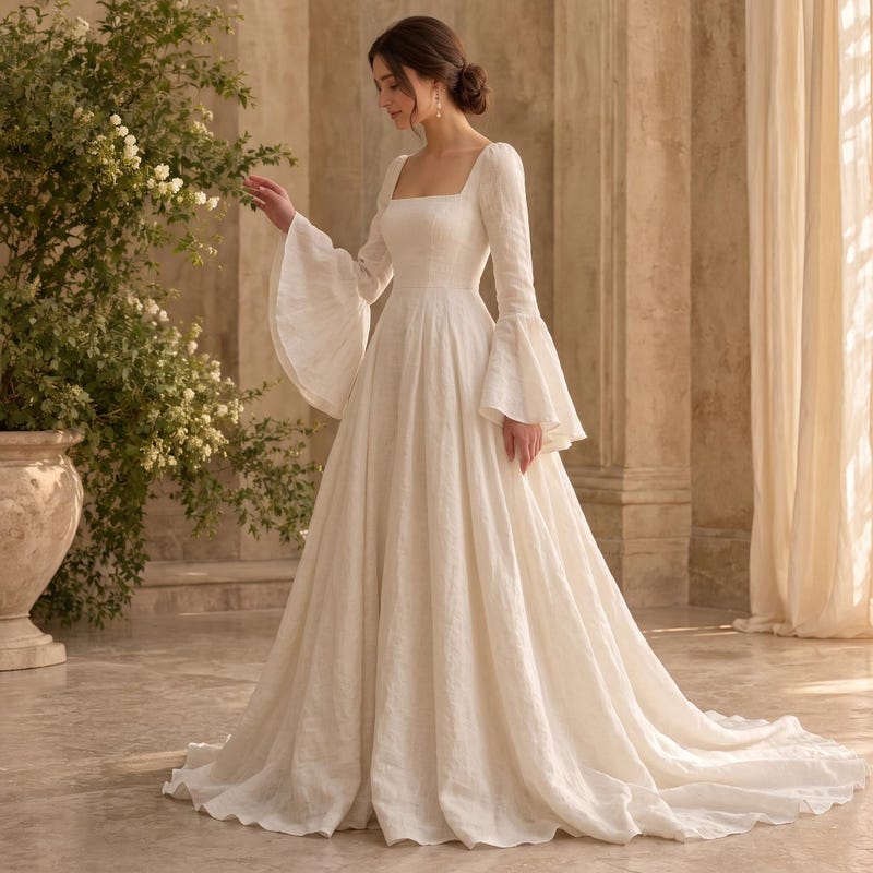 Bridal Dress Cottagecore - Etsy