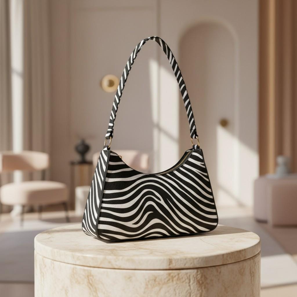 Y2k Zebra Bag - Etsy