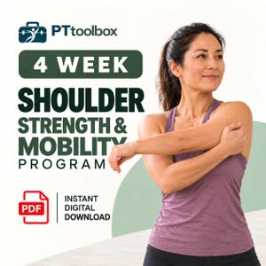 4 weken durend programma voor schouderkracht en -mobiliteit | Oefeningengids voor de rotator cuff (PDF)