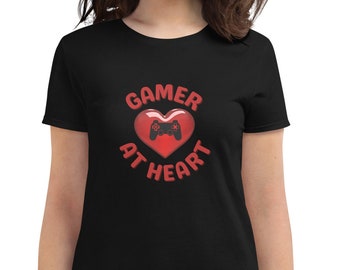 Gamer at Heart, Gamer Girl Shirt, Gamer Girl Aesthetic