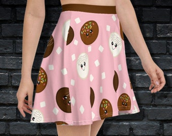 Kawaii Summer Clothes, Pastel Goth Skirt, Hot Chocolate Bomb
