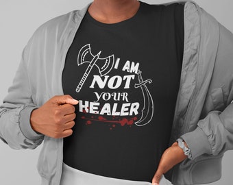 Tank or DPS Shirt, Gamer Shirt, Video Game Shirt, Sizes S to 4X