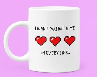 Gamer Couples Mugs, Nerd Couple