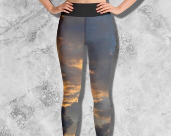 Cloud Leggings, Hippie Leggings, Bohemian Pants