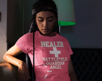 Healer, Video Game Shirt, Gaming Shirt, Gamer Shirts in S to 4X