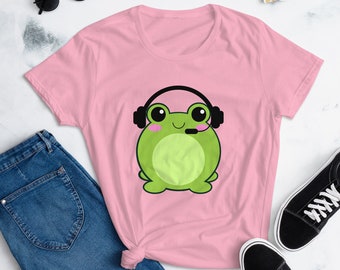 Gamer Frog, Cute Frog Shirt, Frog Lover Gift