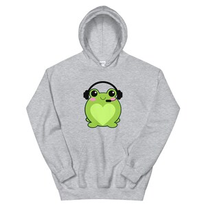Frog Hoodie, Kawaii Frog Hoodie, Cute Frog Hoodie