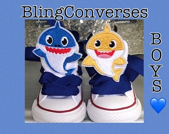 converse baby shark shoes