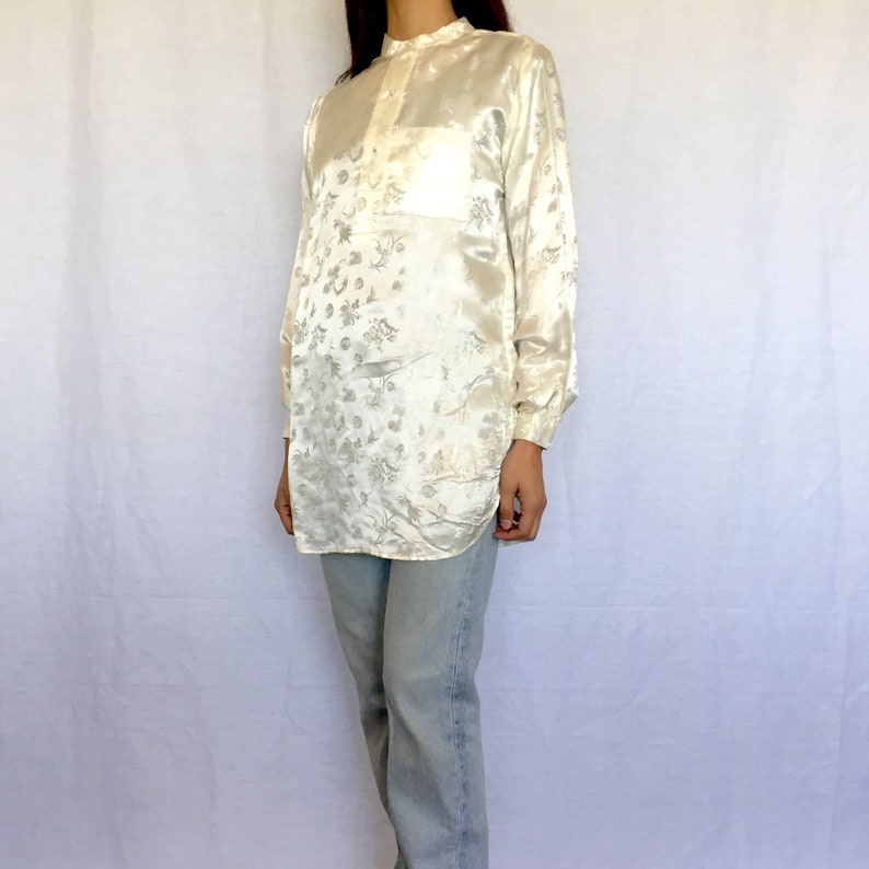 Vintage Silk Chinese shirts,Ethnic,Tunic,Silk100