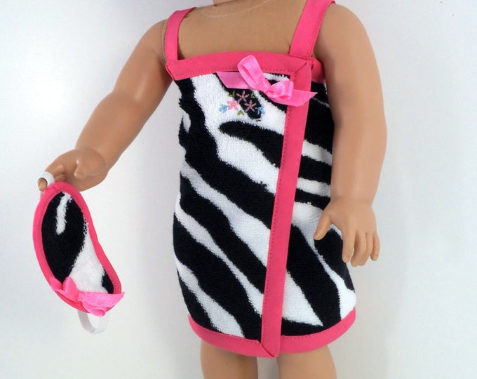 American Girl Zebra Print and Pink Spa Set Etsy