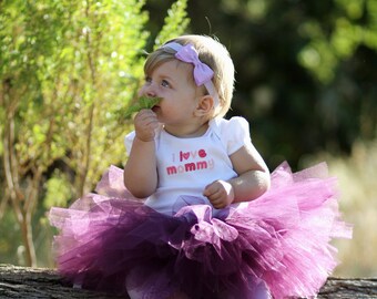 Baby Plum Tutu Skirt