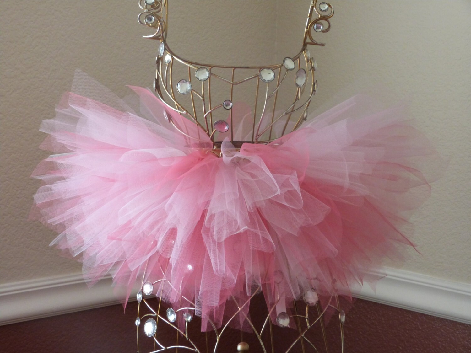 Light Pink Polka Dot Tutu Skirt (Age 3-6) main image 0