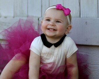 Baby Dark Hot Pink Tutu Skirt