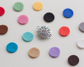Pads for Essential Oil Diffuser Necklaces, 75 Refills, 1/2 inch, 13mm