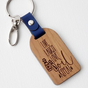 Engraved Wood Keychain for Essential Oil User, Essential Oil Gift, Engraved Wood Keyring