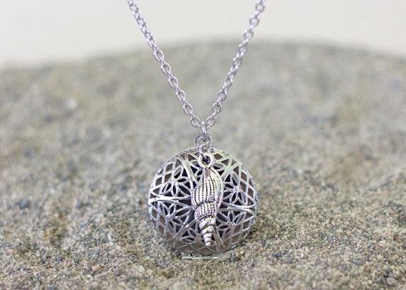 Diffuser Necklace, Essential Oil Necklace, Stainless Steel Oil