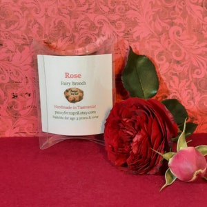 Rose and Rosebud, Set of fairy doll and matching brooch. image 8