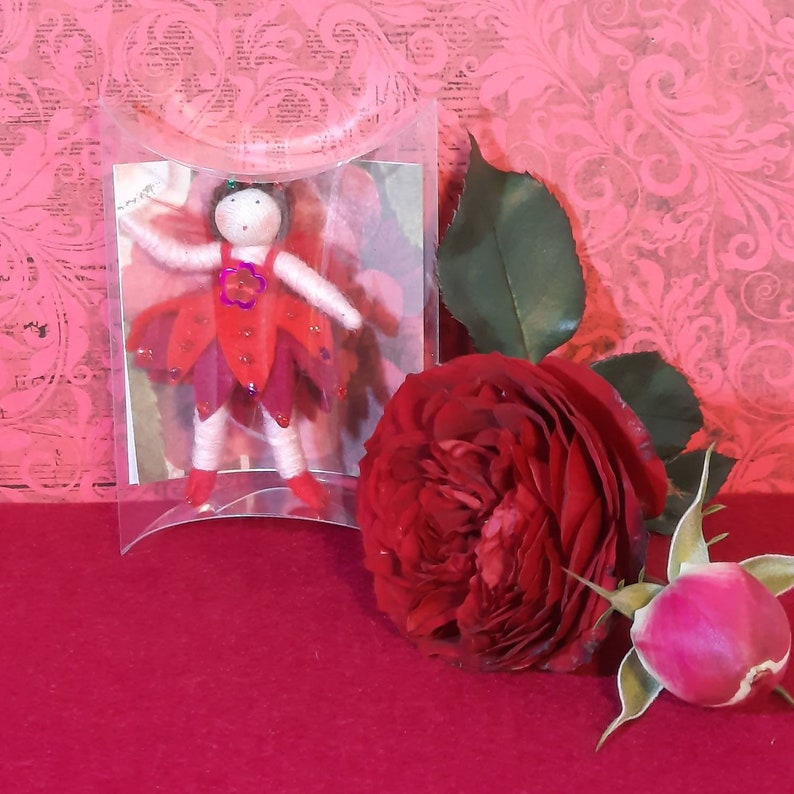 Rose and Rosebud, Set of fairy doll and matching brooch. image 7