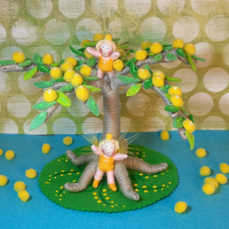Wattle tree with 2 Wattle babies image 1