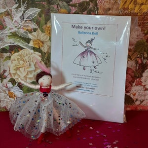 Craft kit for little ballerina doll image 1