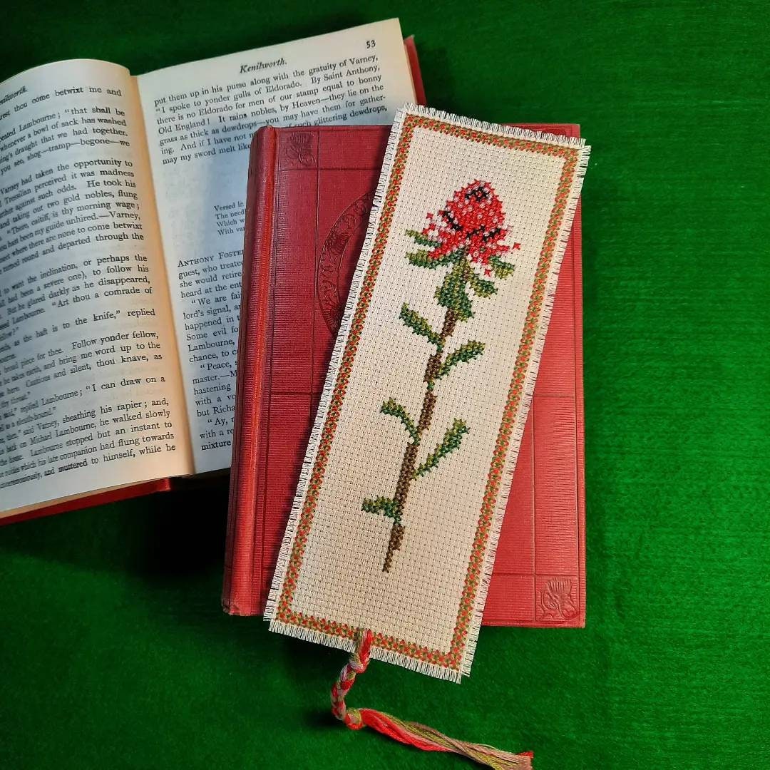 Cross Stitch Bookmark Kit for Waratah Design Etsy