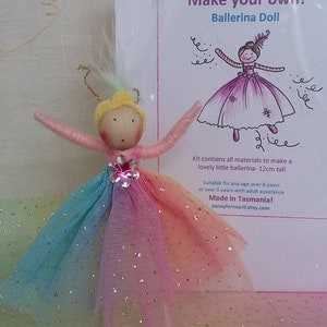 Craft kit for little ballerina doll image 6