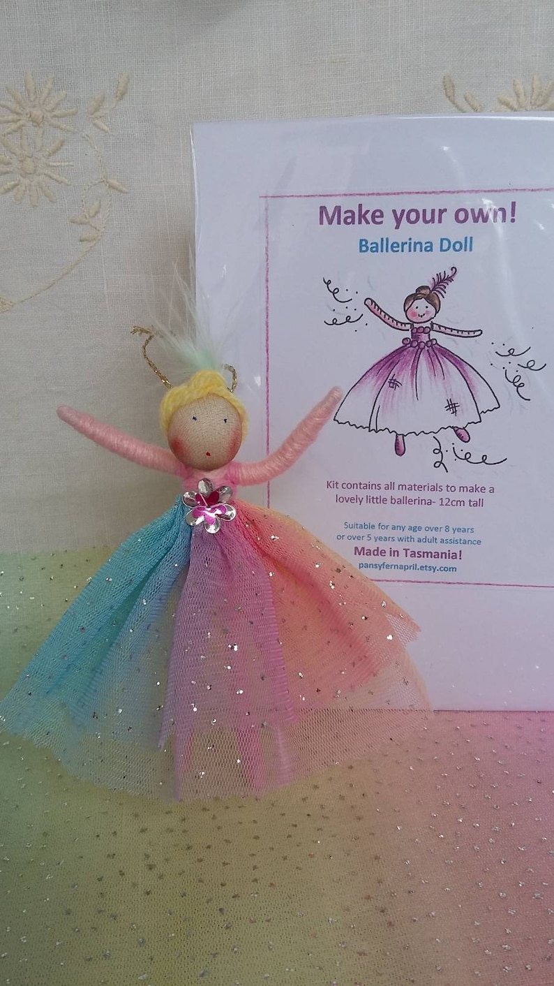 Craft kit for little ballerina doll image 6