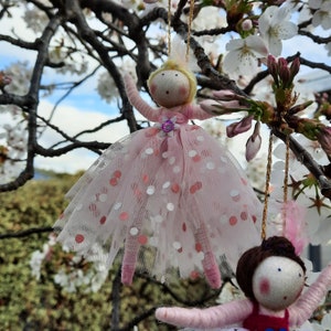 Craft kit for little ballerina doll Pink spot