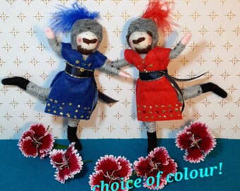 Medieval Knight doll. - choice of colour