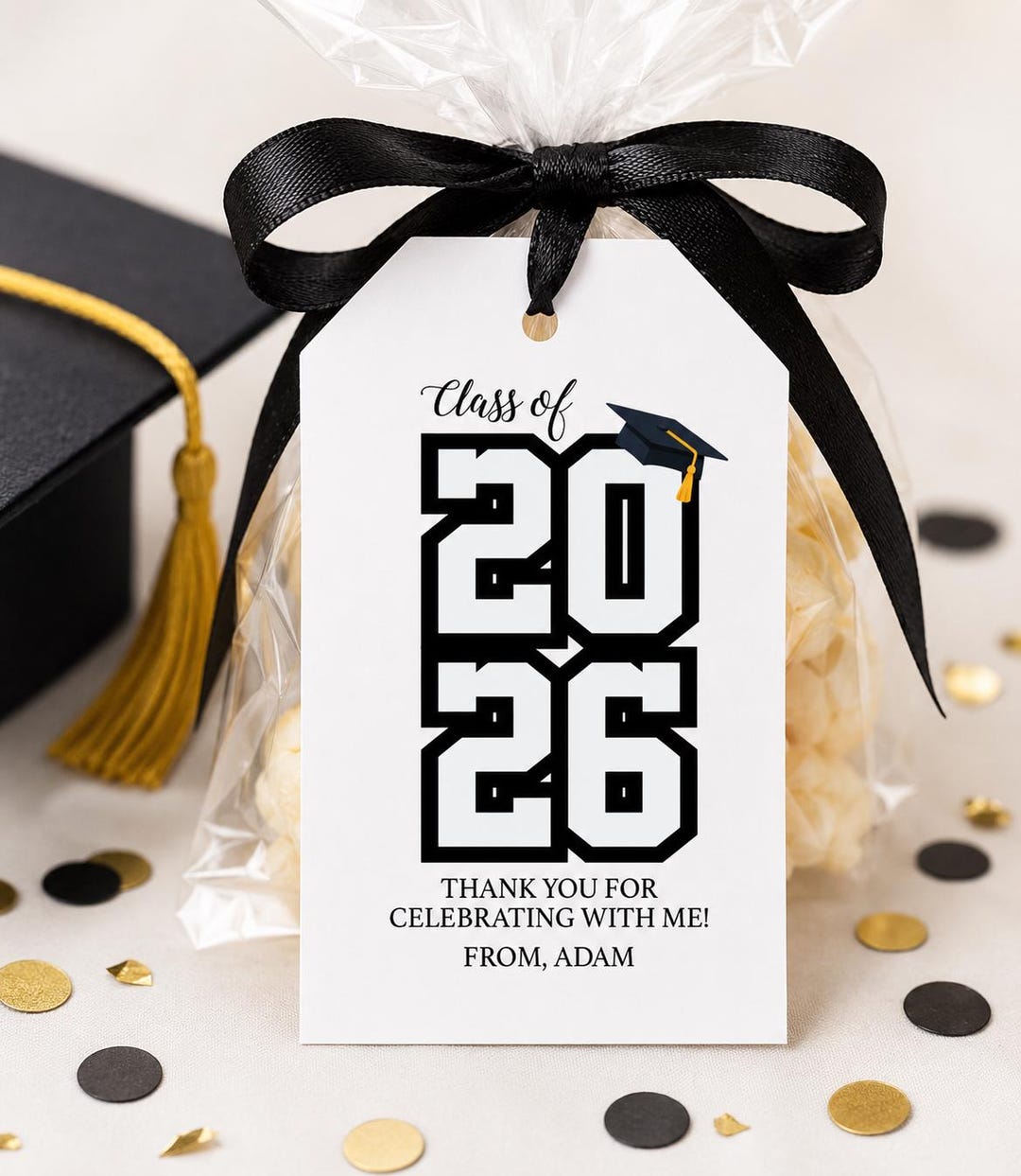 Class of 2026 Favor Tags – Graduation Party Thank You Tags – Custom ...